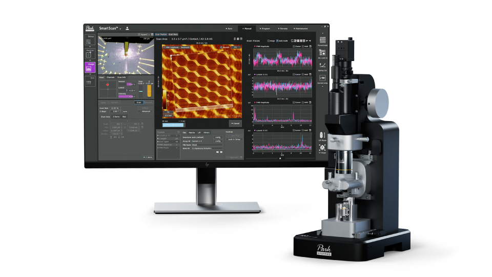 Microscopio a forza atomica Park NX1 per metrologia nanoscalare