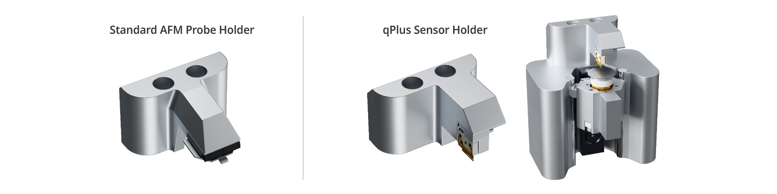 Porta sonda standard e porta sensore qPlus per Park NX1